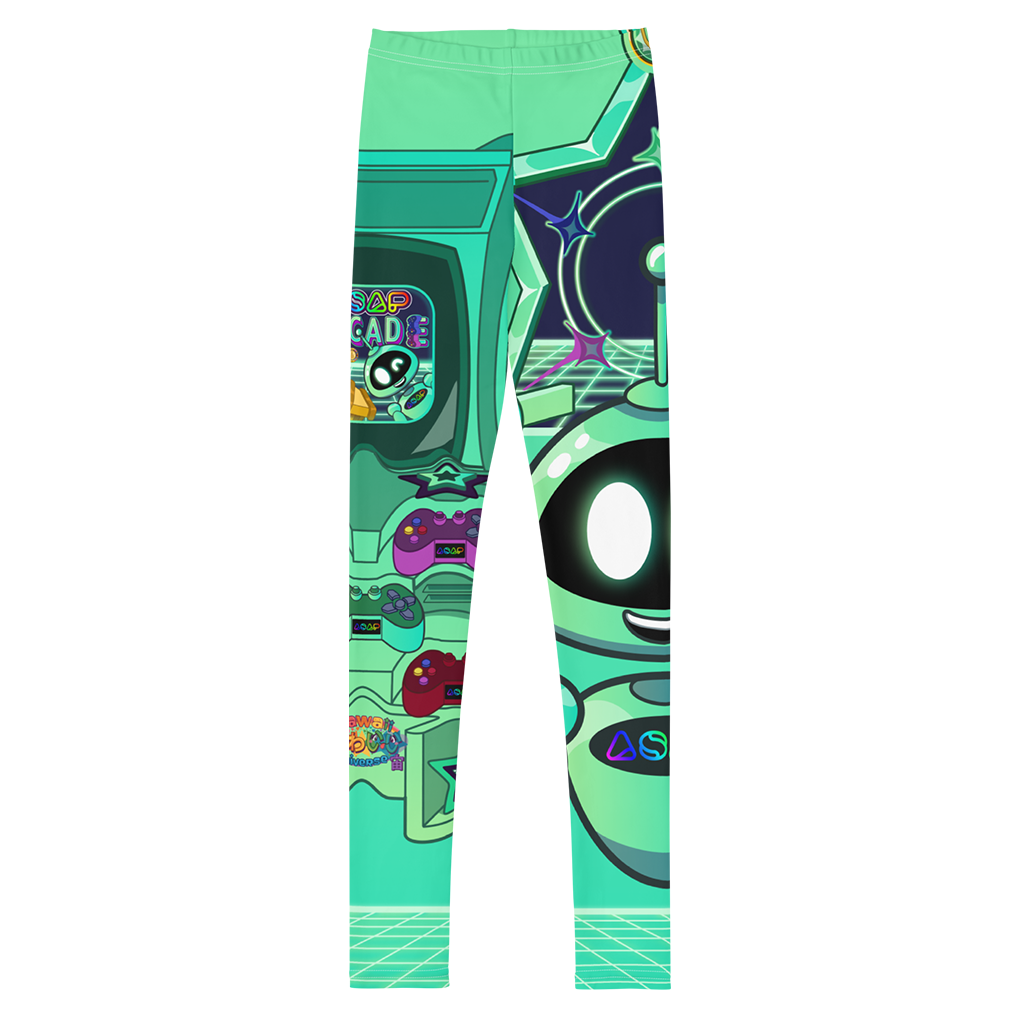 Kawaii Universe - ASAP Arcade Ari Green Toddler to Tween Leggings