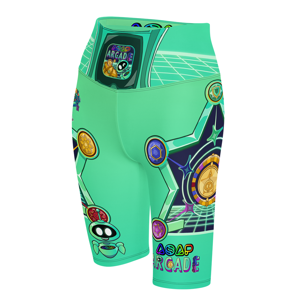 Kawaii Universe - ASAP Arcade Ari Green Bike Shorts