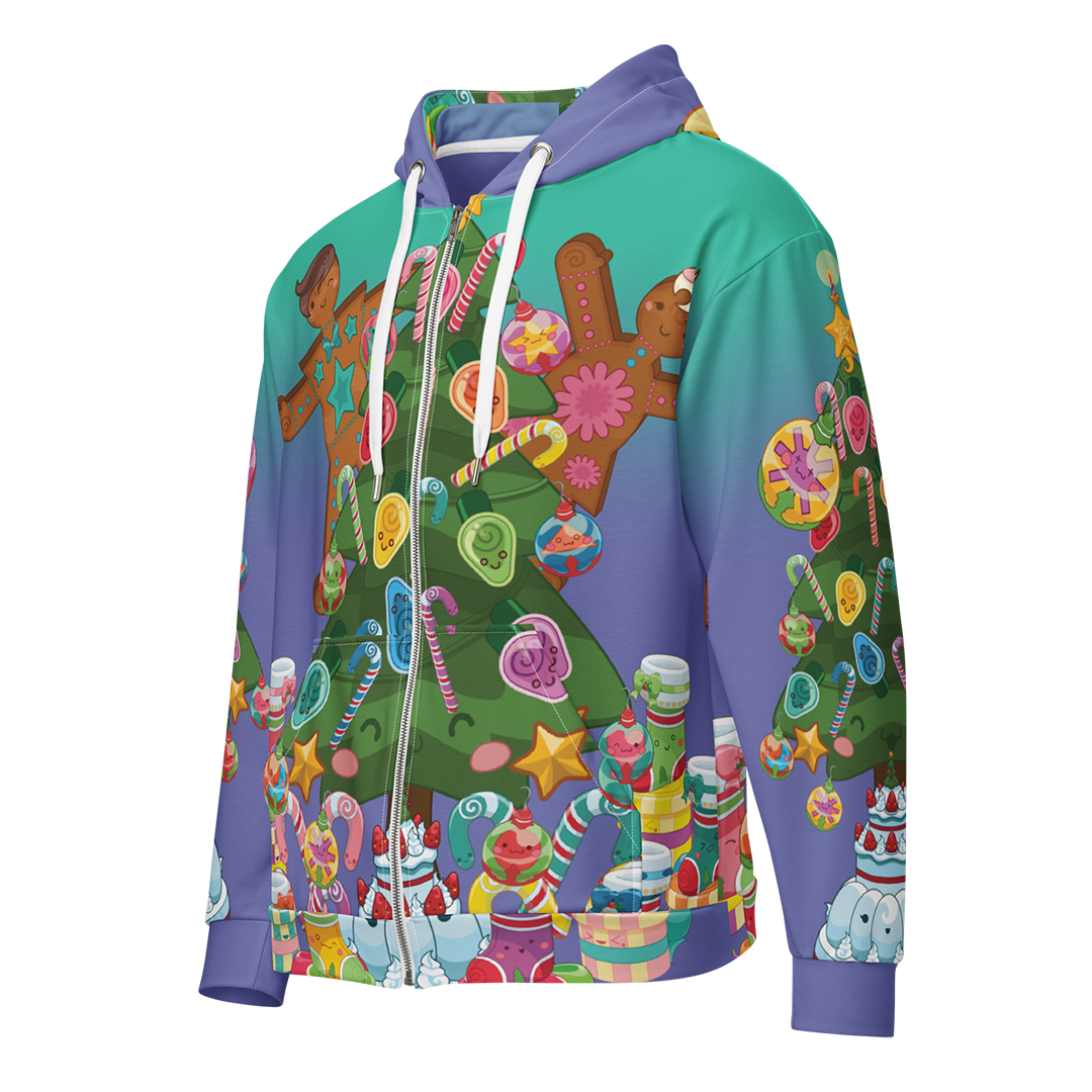 Kawaii Universe - Cute Holiday Xmas Unisex Classic or Zip up Hoodie