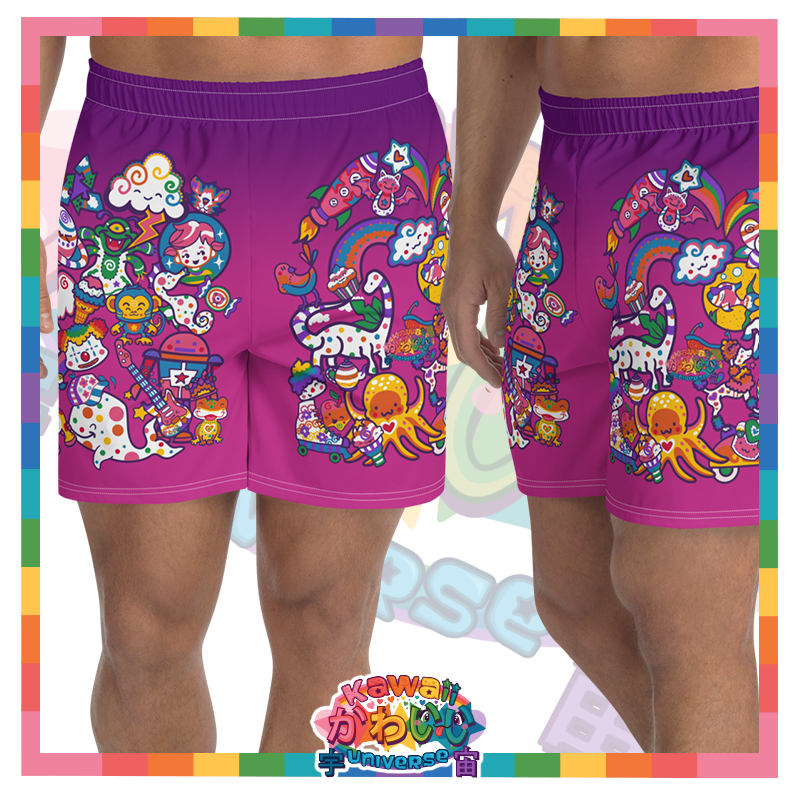 Kawaii Universe - Cute Playfulverse Mens Sport Shorts
