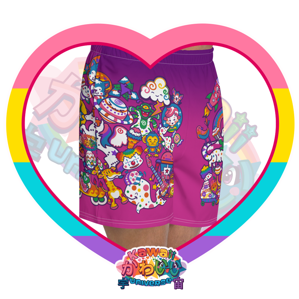 Kawaii Universe - Cute Playfulverse Mens Sport Shorts