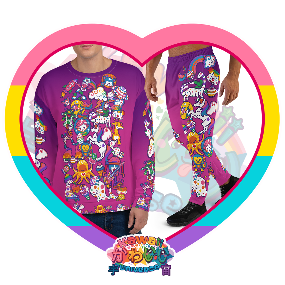 Kawaii Universe - Cute Playfulverse Mens Sweats Set