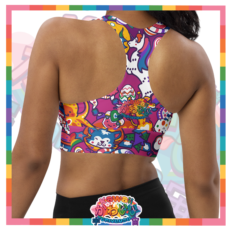 Kawaii Universe - Cute Playfulverse Sports Bra