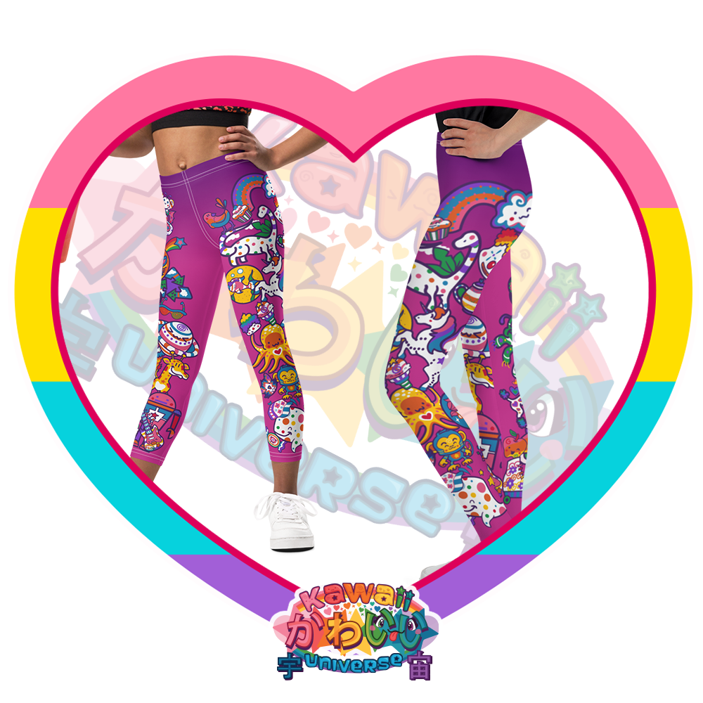 Kawaii Universe - Cute Playfulverse Toddler to Tween Leggings