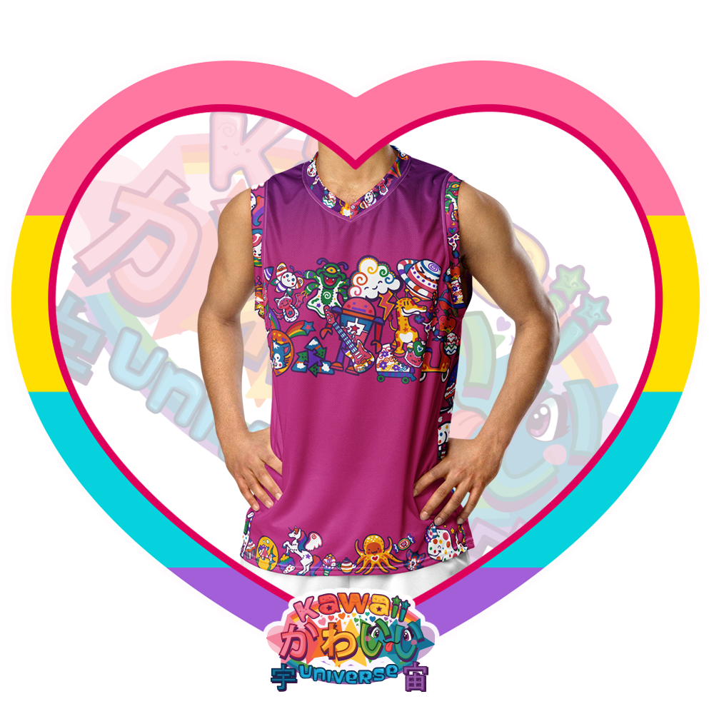 Kawaii Universe - Cute Playfulverse Unisex Sports Tank Jersey