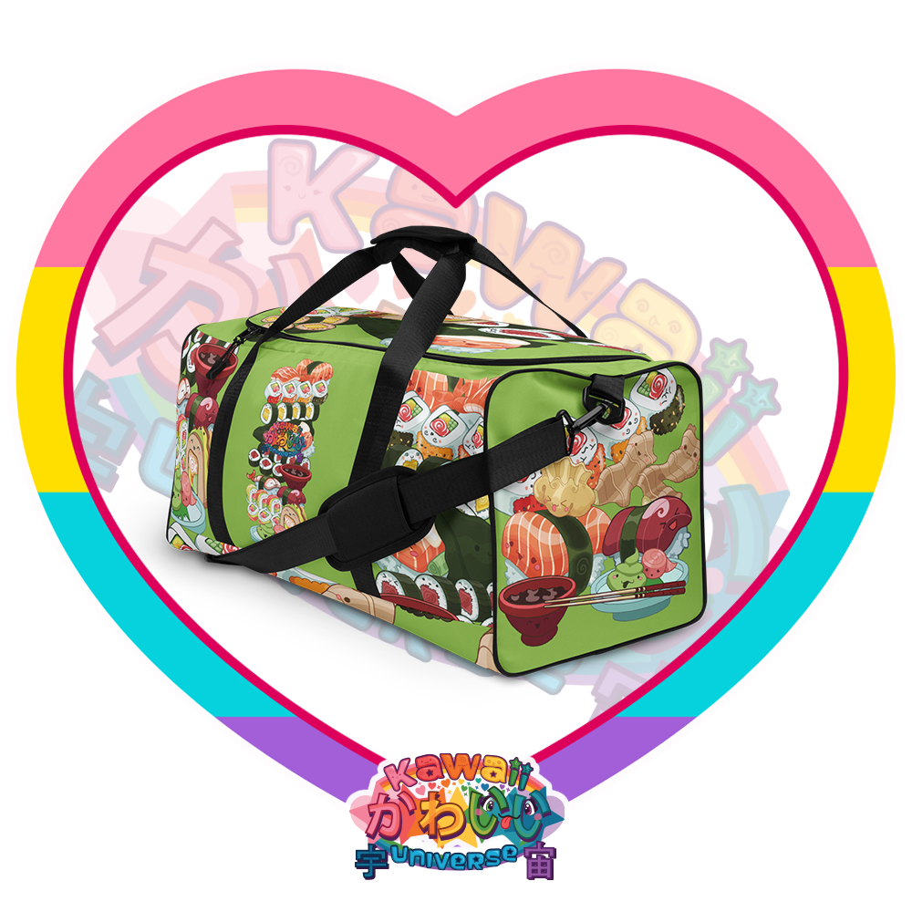 Kawaii Universe - Cute Sushi and Nigiri Designer Duffel Bag