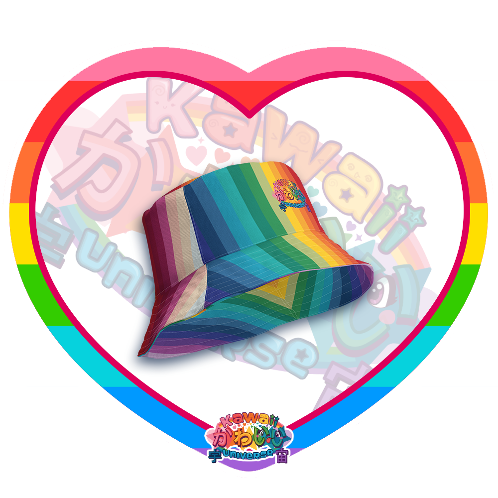 Kawaii Universe - Cute Alphabetic Spectrum Double Sided Unisex Sun Hat