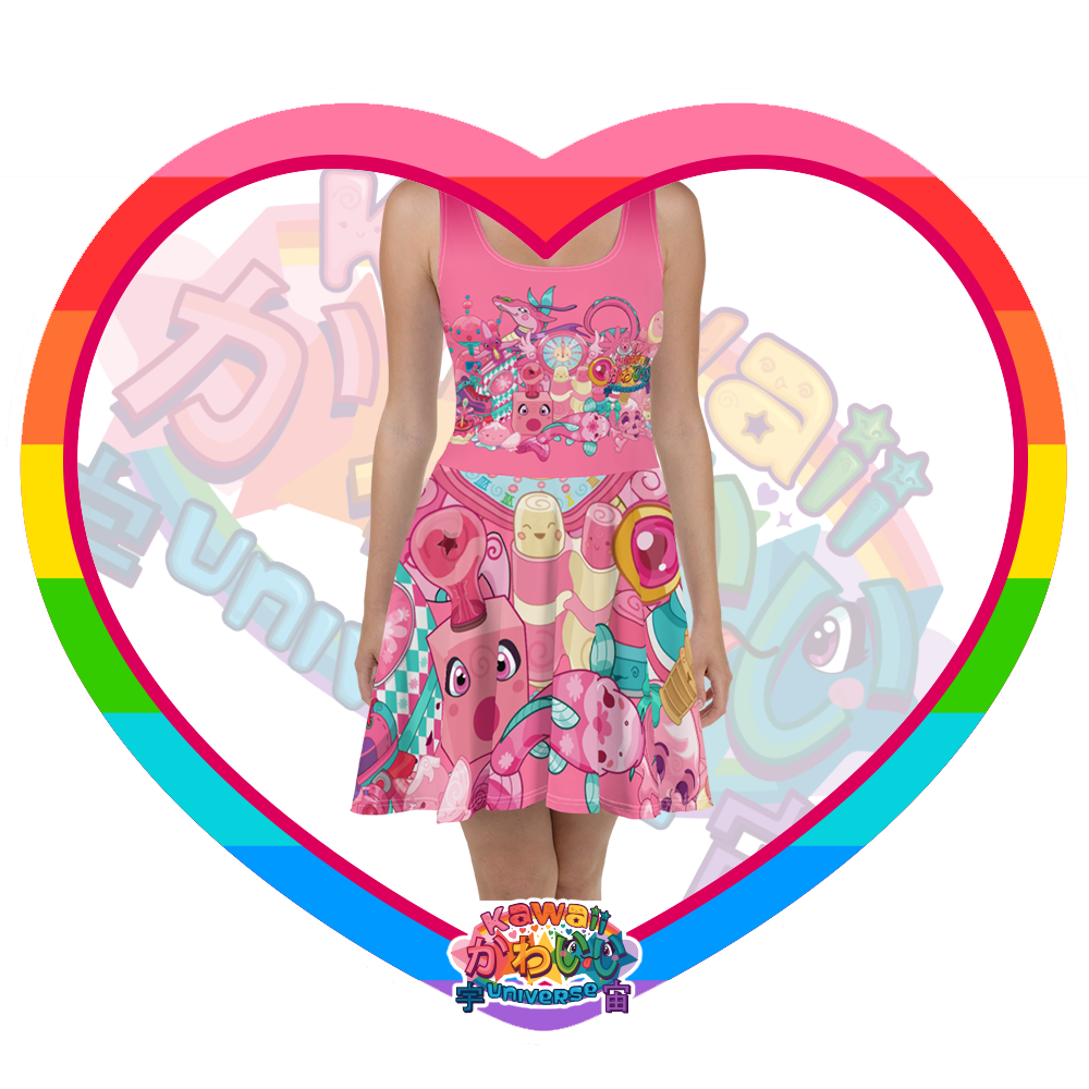 Kawaii Universe - Cute Hyper Nikomi Collection Designer Sun Dress