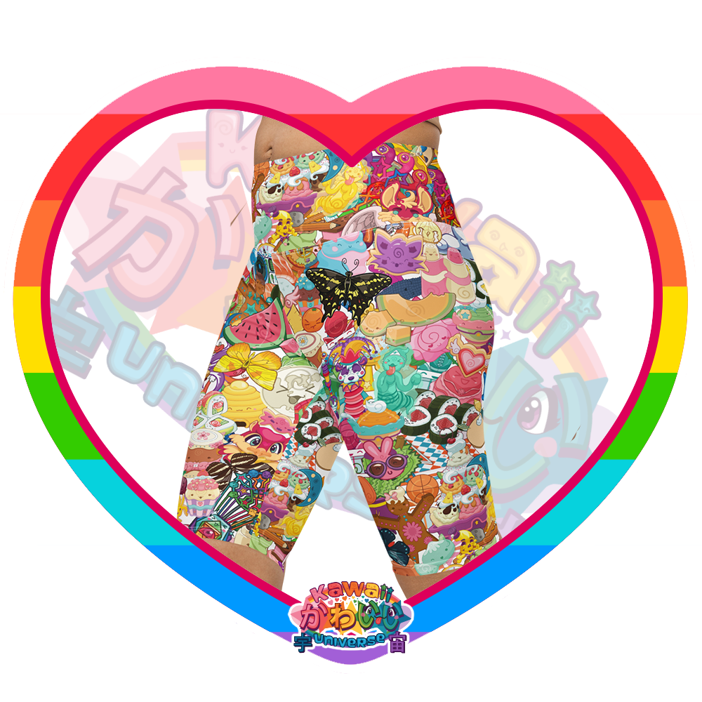Kawaii Universe - Cute Neoverse Collection Ladies Bike Shorts