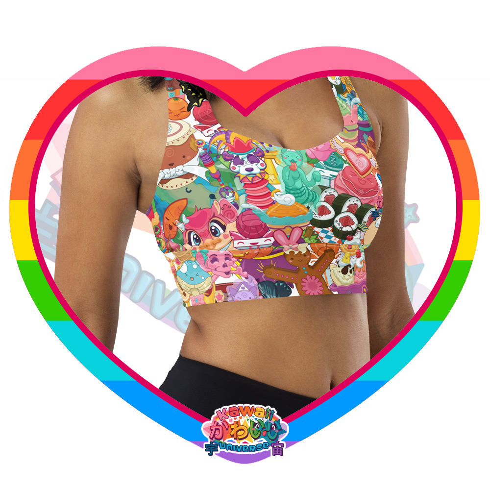 Kawaii Universe - Cute Neoverse Collection Ladies Sports Bra