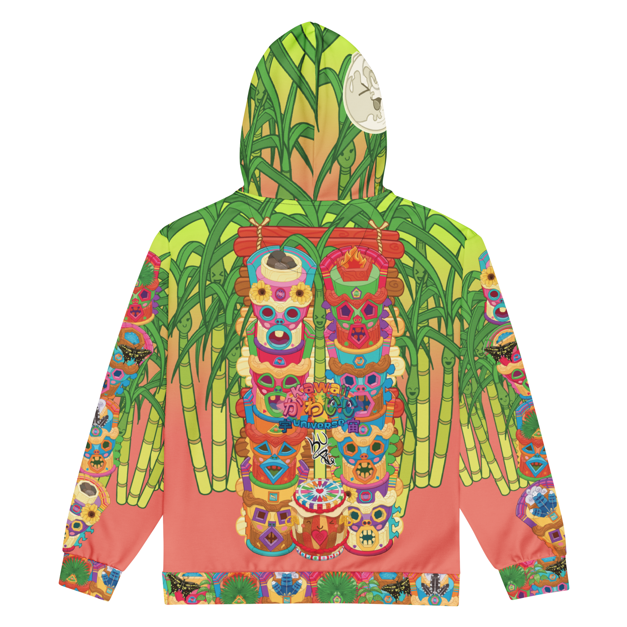 Kawaii Universe - Cute Miami Tiki Totems Unisex Classic or Zip up Hoodie