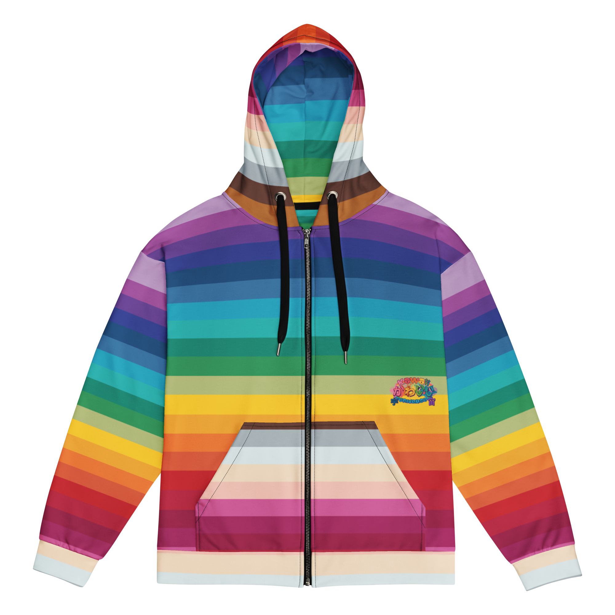 Kawaii Universe - Cute Alphabetic Spectrum Unisex Classic or Zip up Hoodie