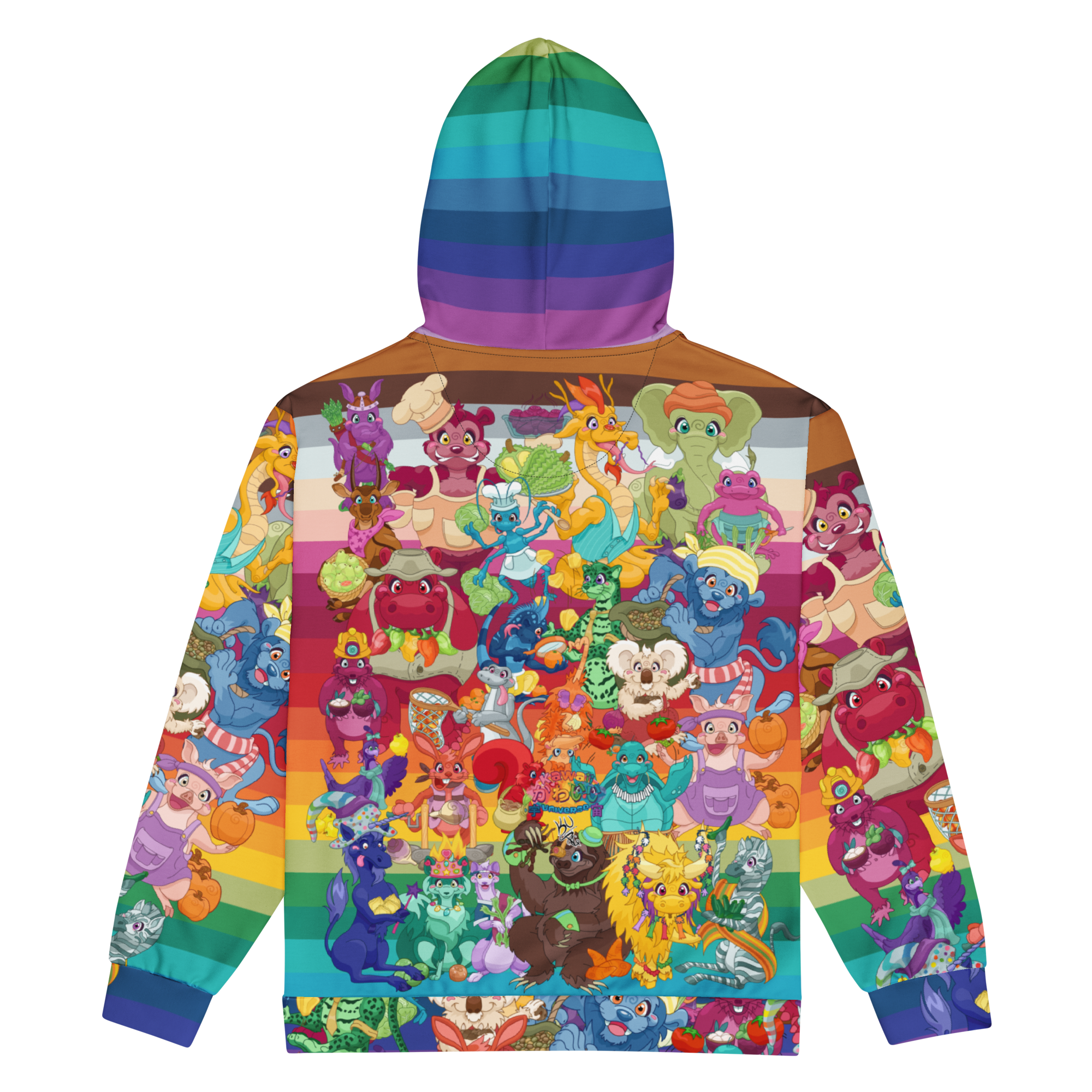 Kawaii Universe - Cute Amazing Appetizing Alphabet Adventure Animals Classic or Zip Up Hoodie