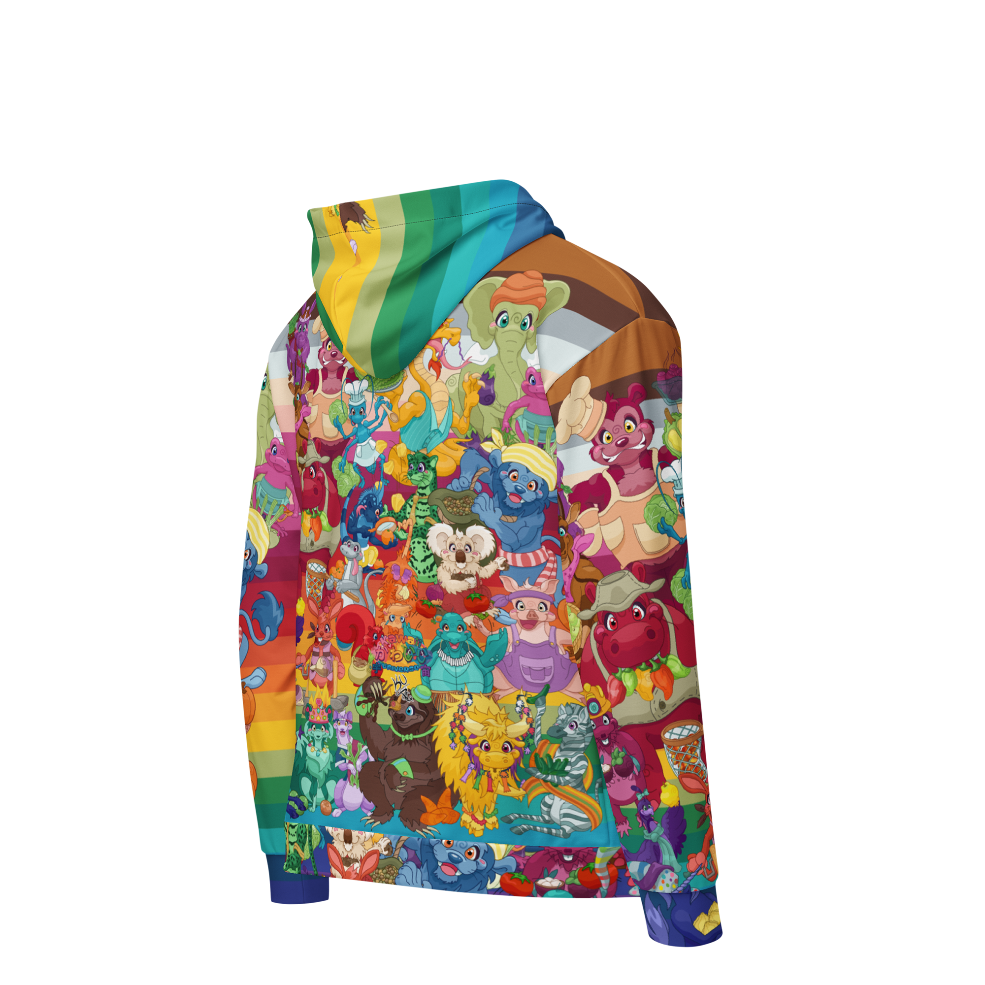 Kawaii Universe - Cute Amazing Appetizing Alphabet Adventure Animals Classic or Zip Up Hoodie