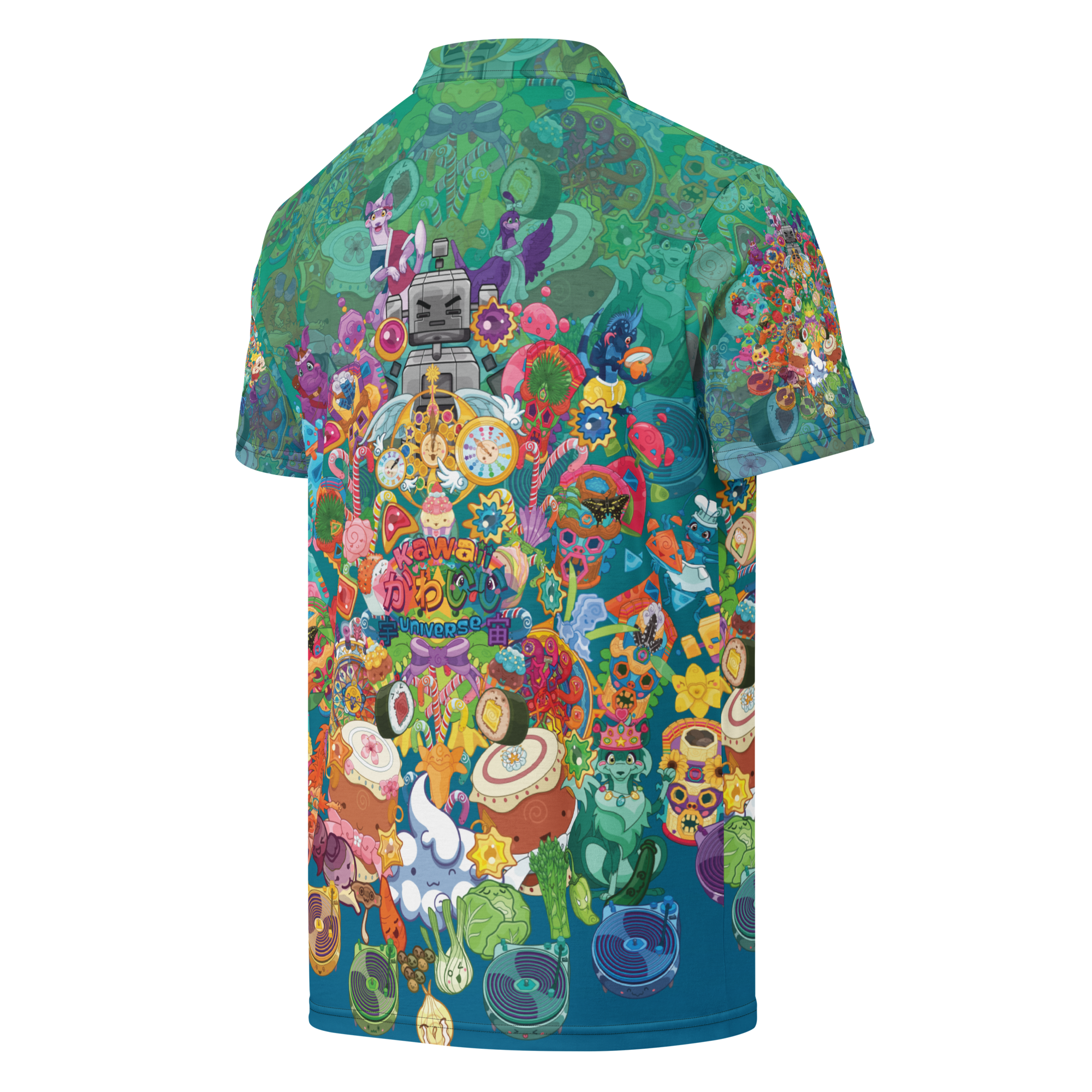 Kawaii Universe - Cute Cheery KUtemas Unisex Polo or Button Up Shirt