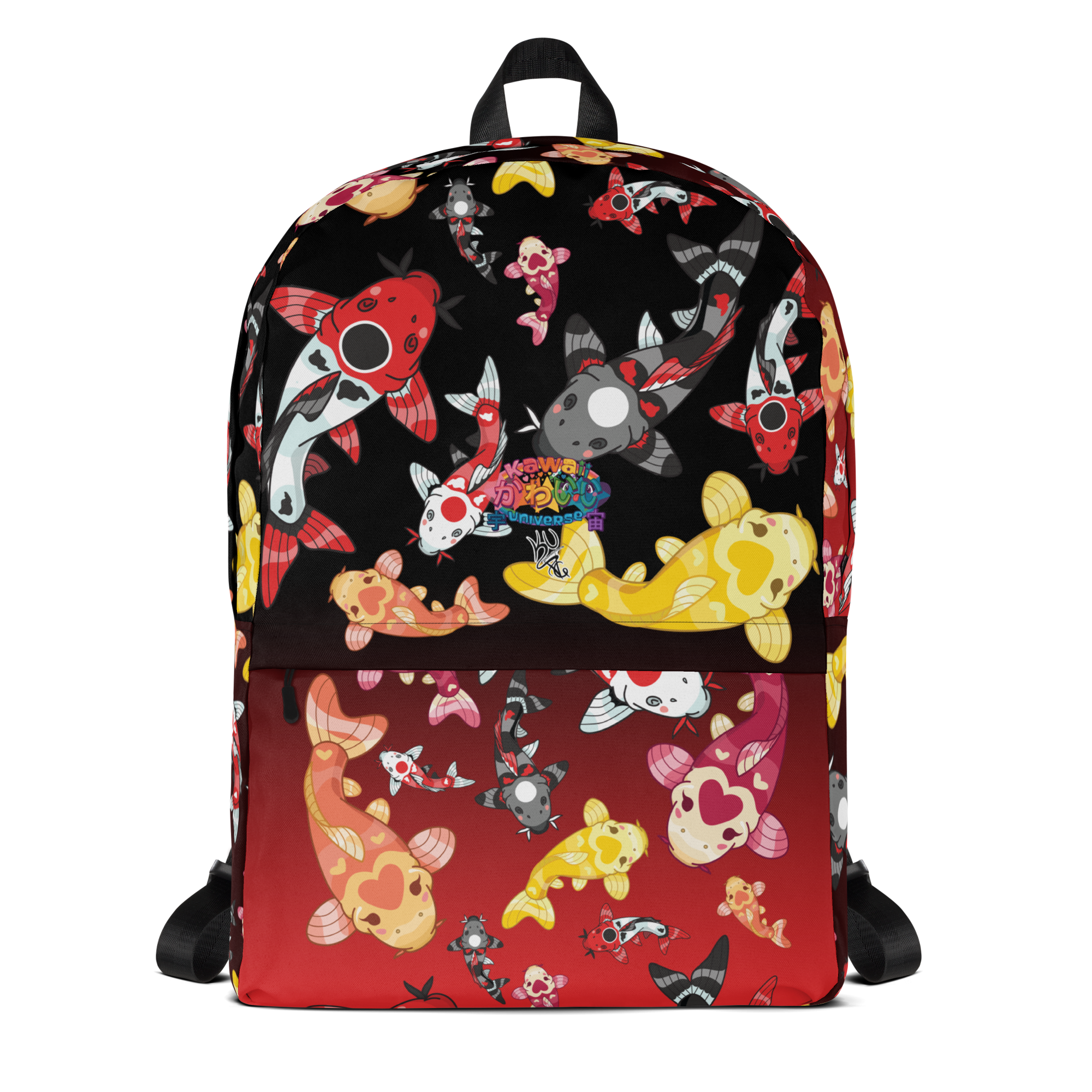 Kawaii Universe - Cute Classic Koi Noir Designer Bags