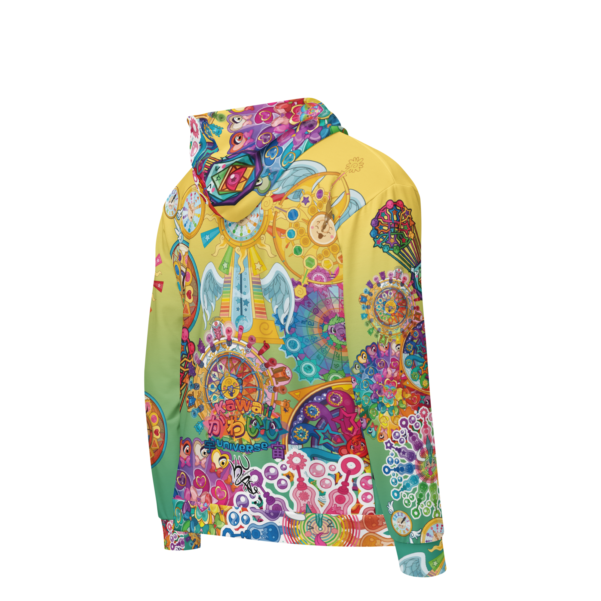 Kawaii Universe - Cute Cosmic Clocks Unisex Classic or Zip Up Hoodie