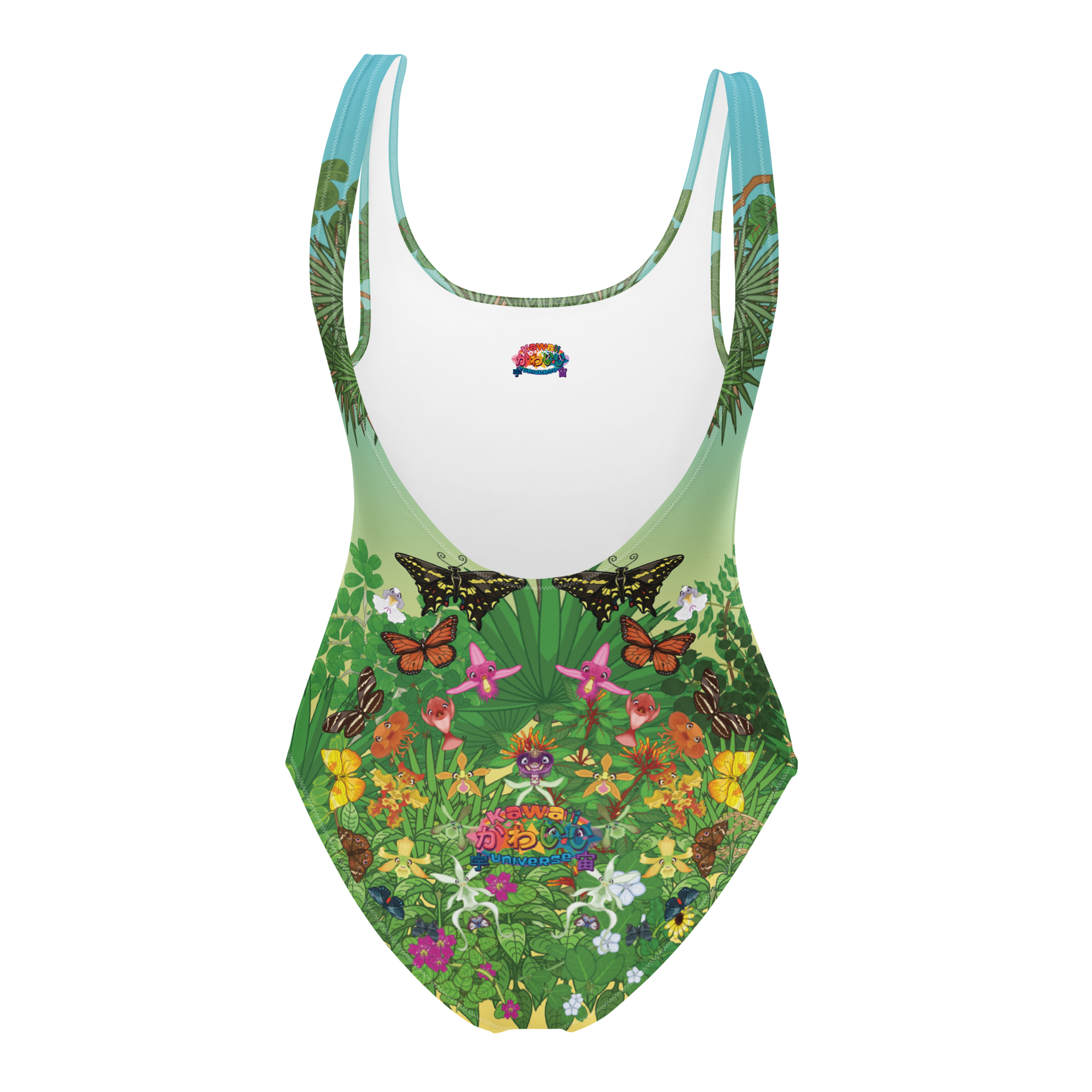 Kawaii Universe - Cute Florida Coastal Hammock One-Piece Swimsuit