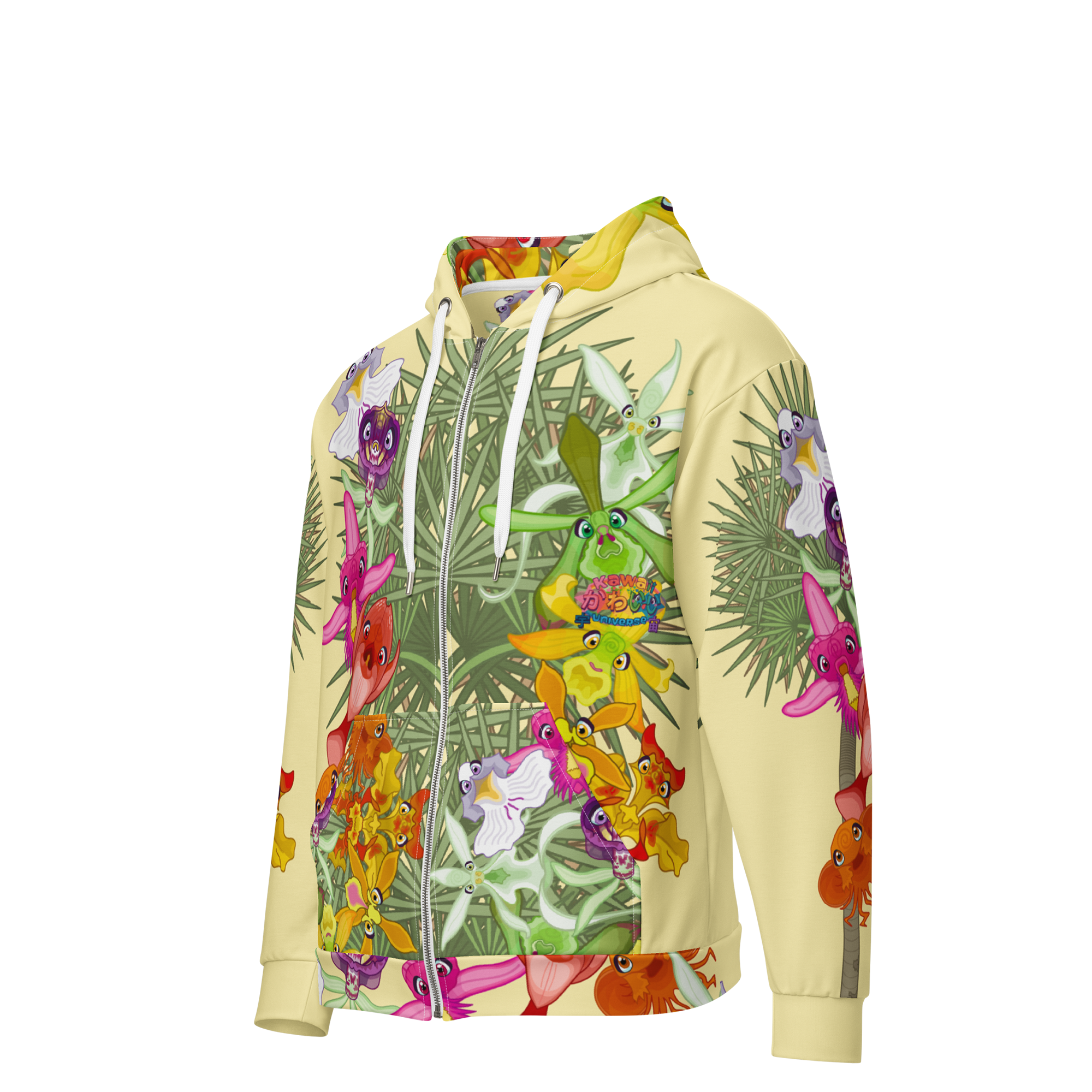 Kawaii Universe - Cute Florida Orchid Flowers Unisex Classic or Zip up Hoodie