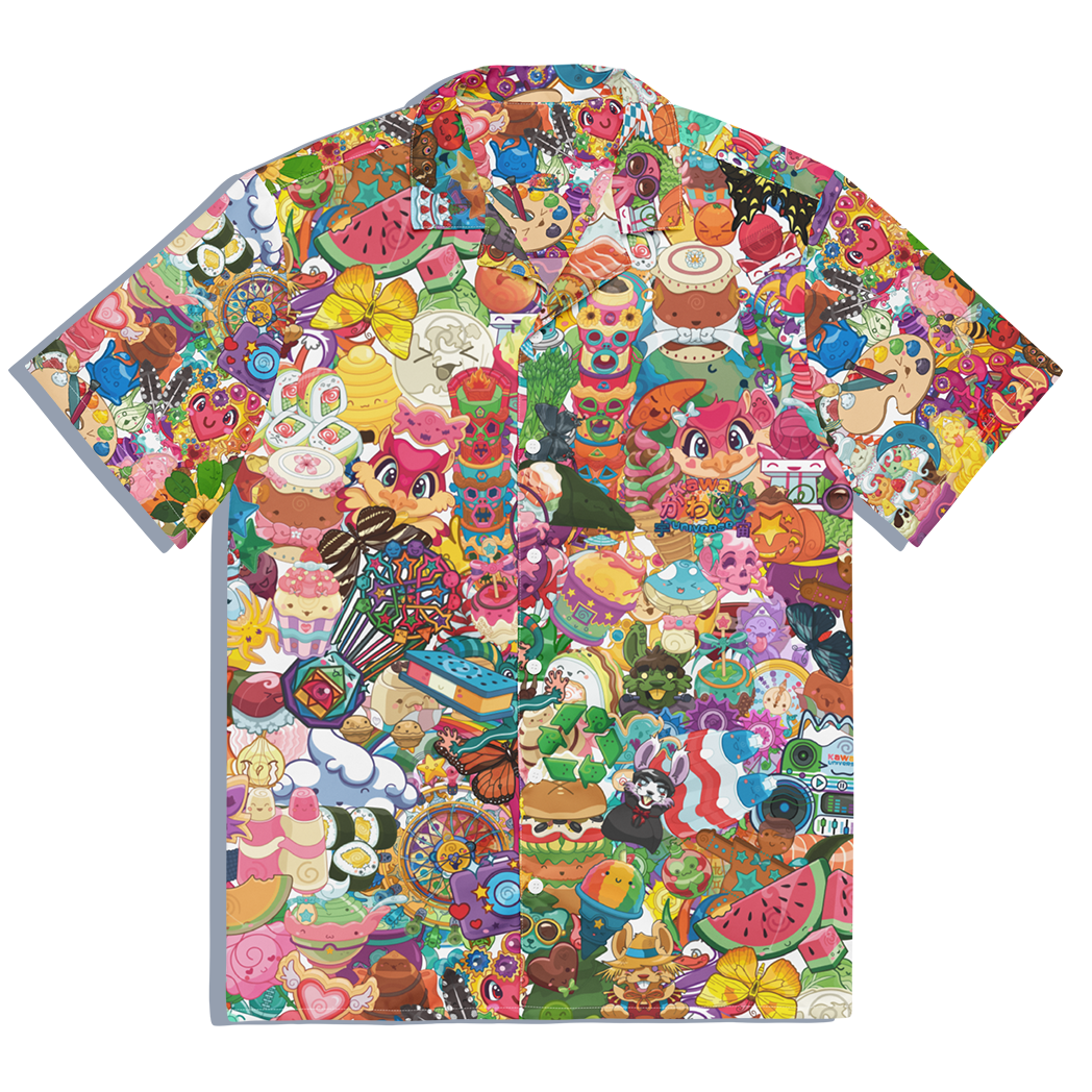 Kawaii Universe - Cute Miami Neoverse Unisex Button Up Shirt