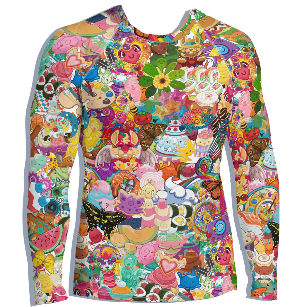 Kawaii Universe - Cute Neoverse Collection Mens Rash Guard