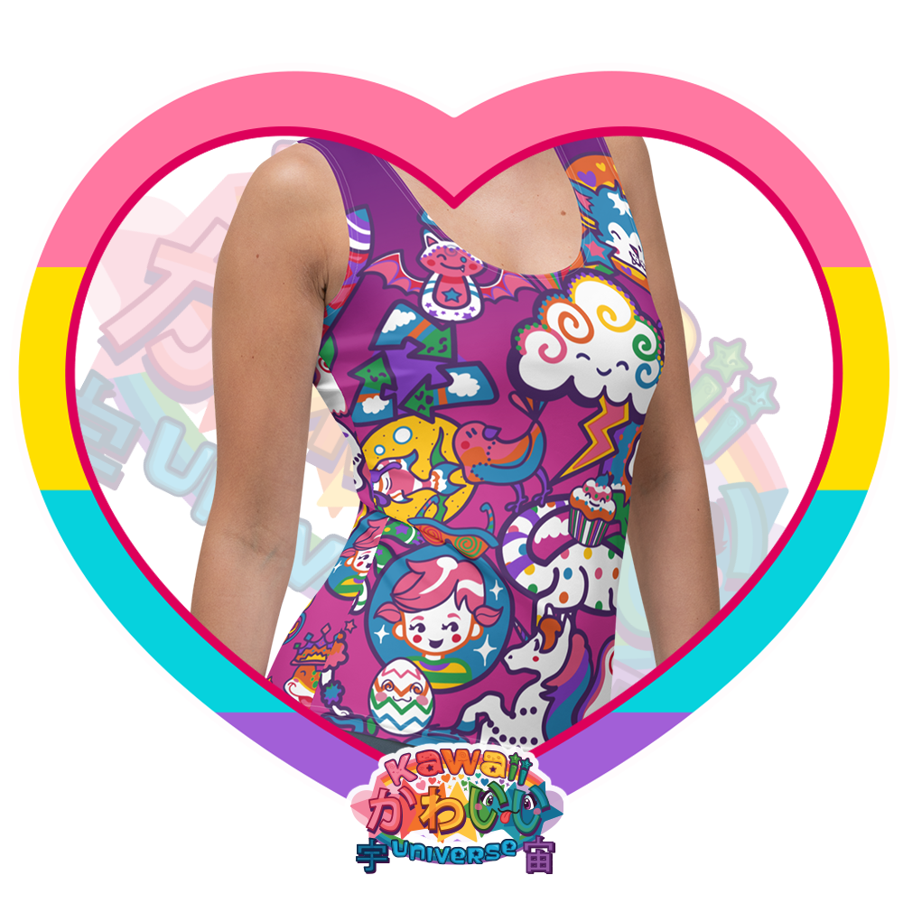 Kawaii Universe - Cute Playfulverse Ladies Tank Top