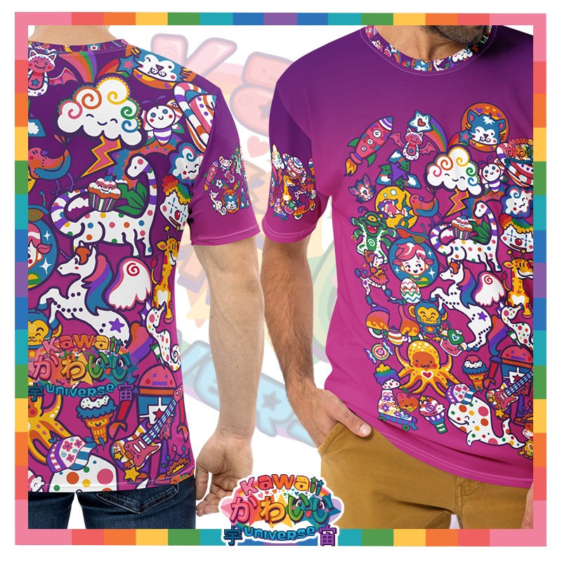 Kawaii Universe - Cute Playfulverse Mens Tee