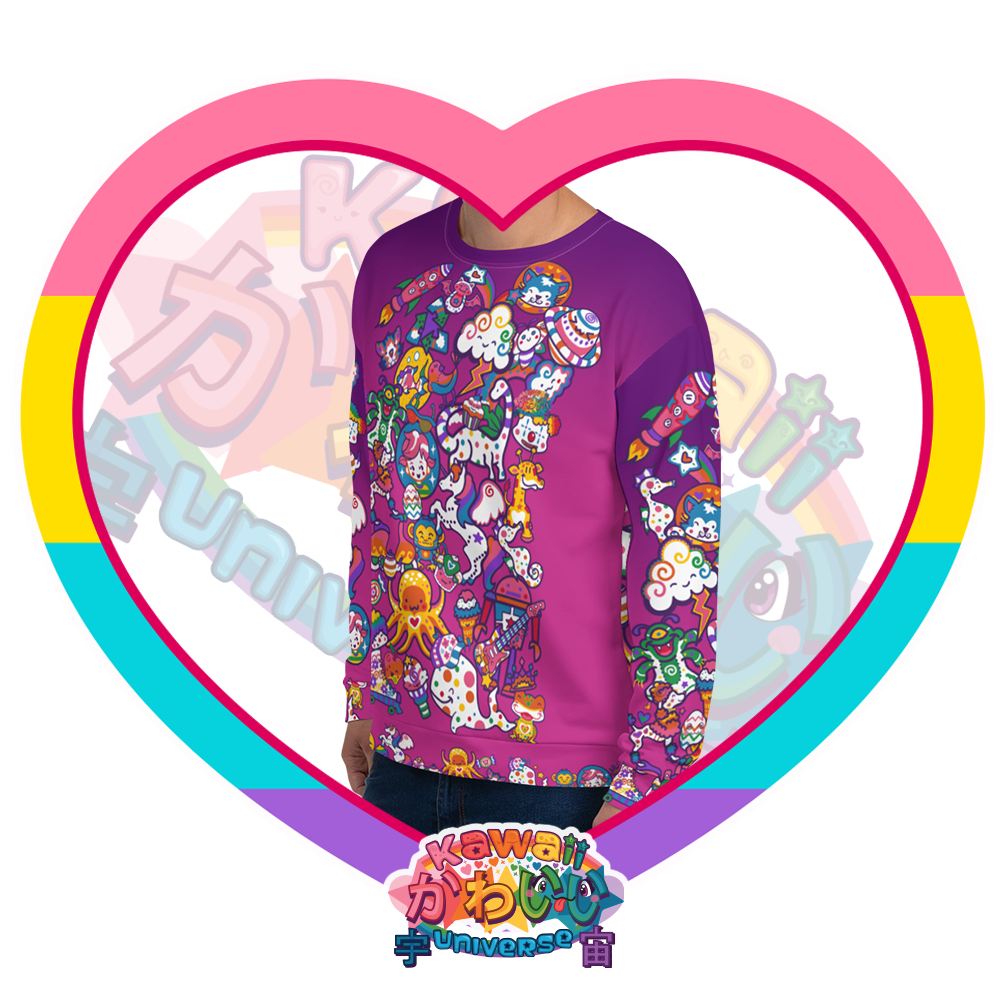 Kawaii Universe - Cute Playfulverse Unisex Longsleeve