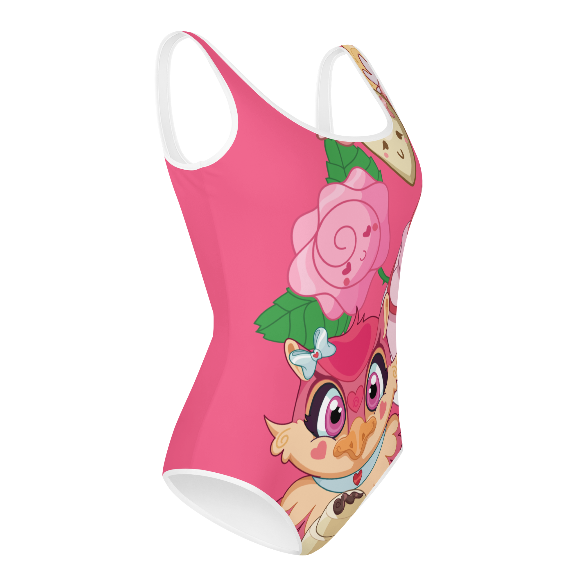 Kawaii Universe - Cute Supa Sweet Love Toddler to Tween Swimsuit