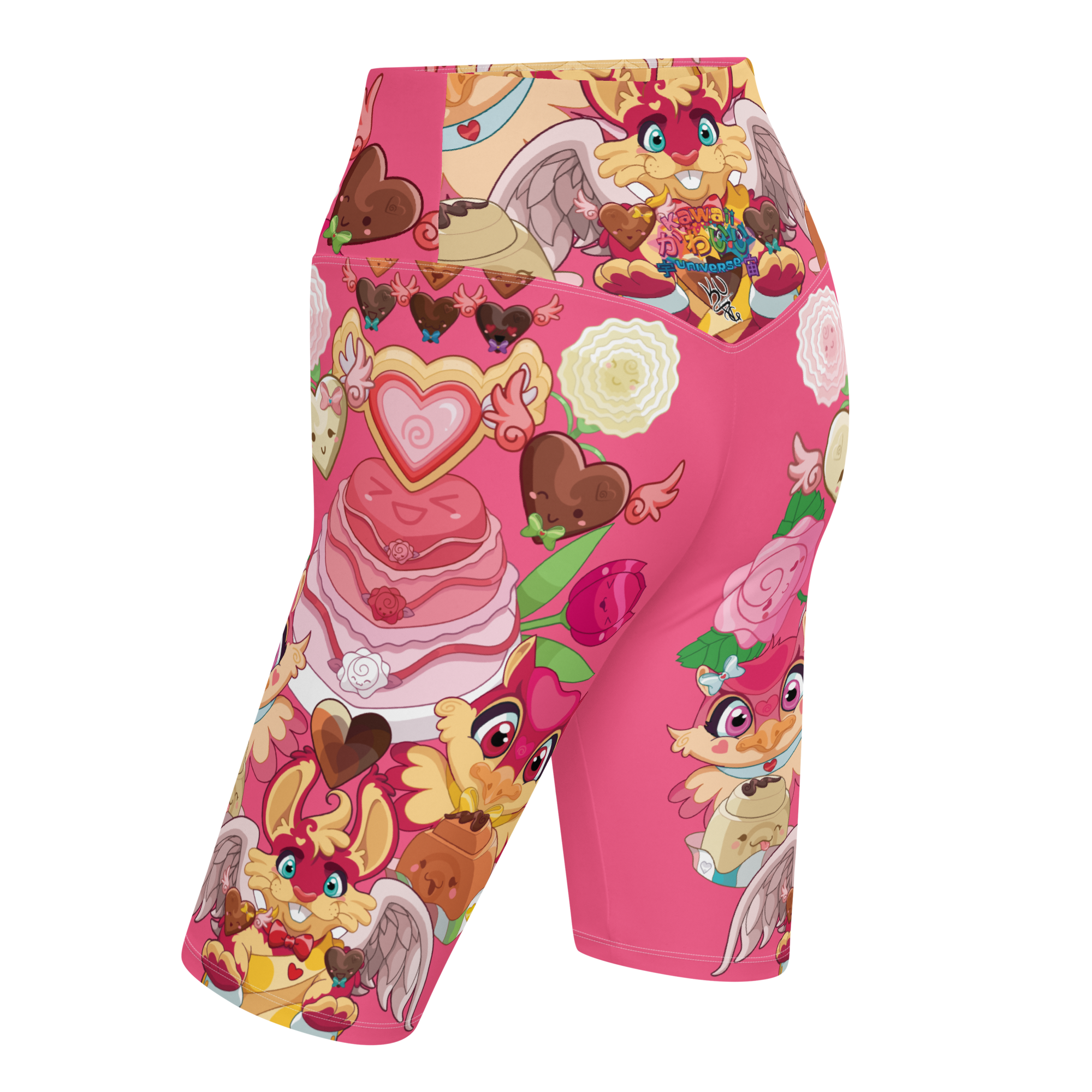 Kawaii Universe - Cute Supa Sweet Love Bike Shorts