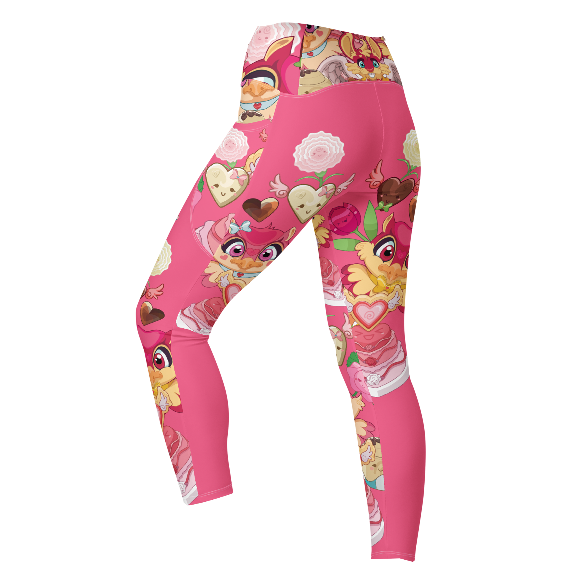 Kawaii Universe - Cute Supa Sweet Love Ladies Leggings