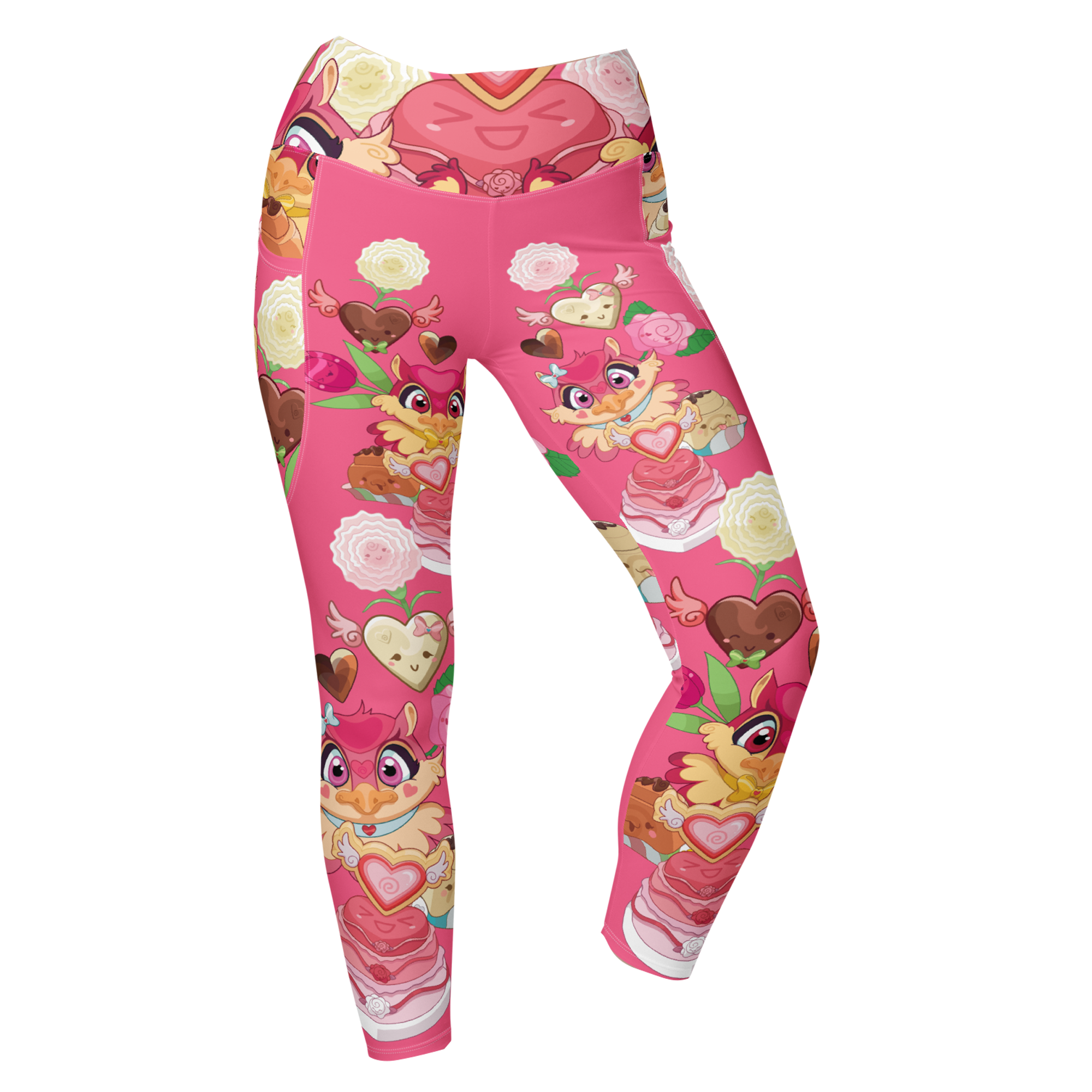 Kawaii Universe - Cute Supa Sweet Love Ladies Leggings