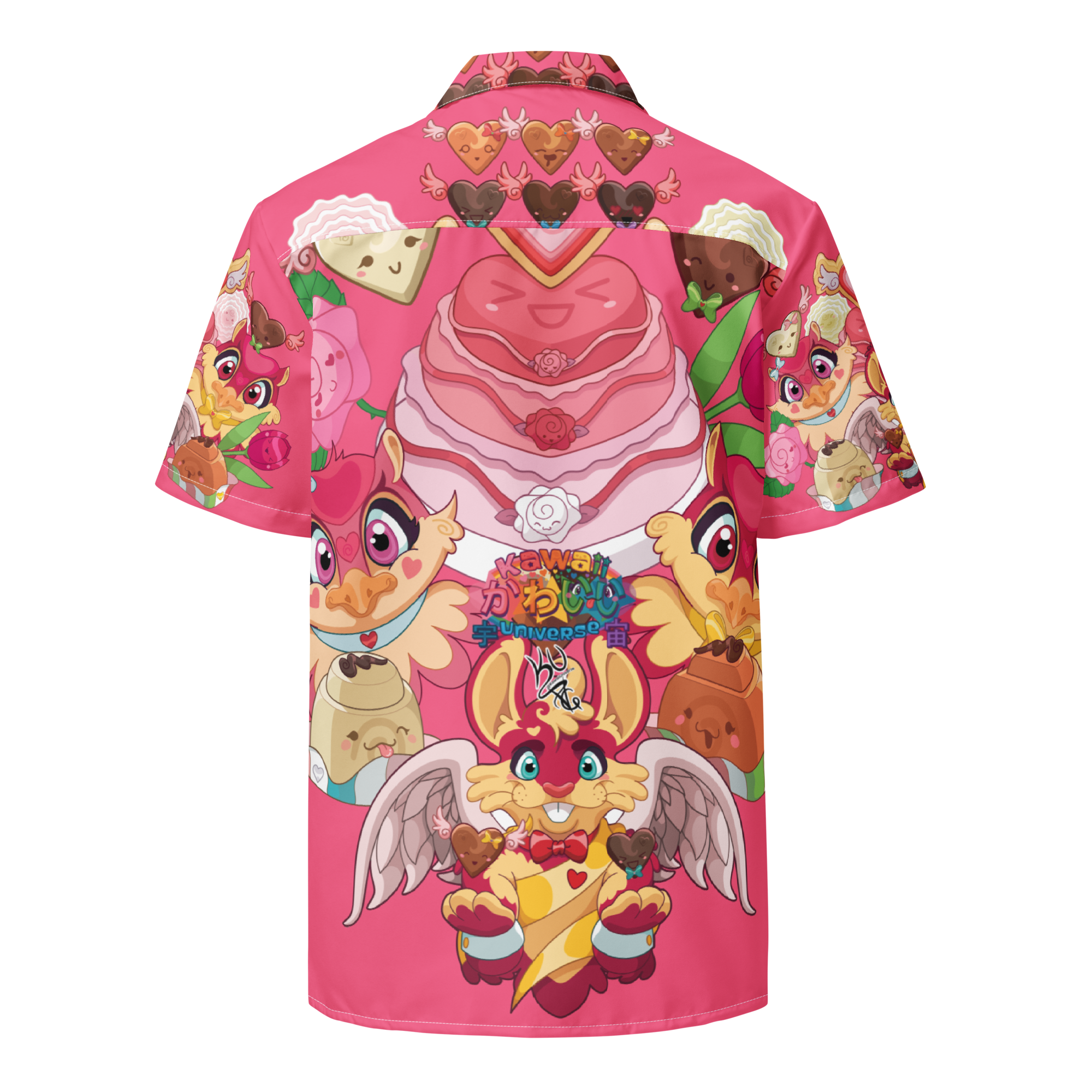 Kawaii Universe - Cute Supa Sweet Love Unisex Button Up Shirt