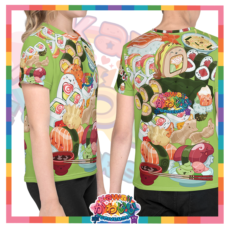 Kawaii Universe - Cute Sushi and Nigiri Unisex Toddler to Tween Tee