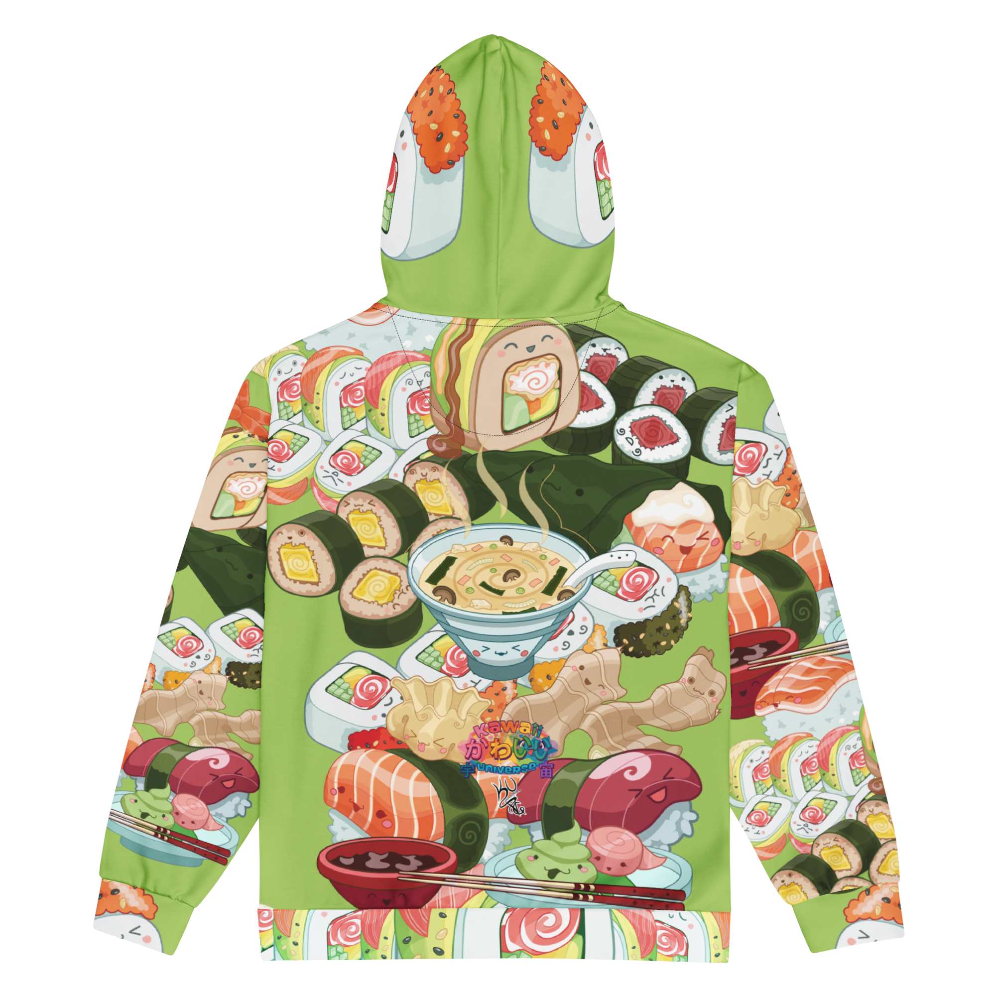 Kawaii Universe - Cute Sushi and Nigiri Designer Unisex Classic or Zip up Hoodie