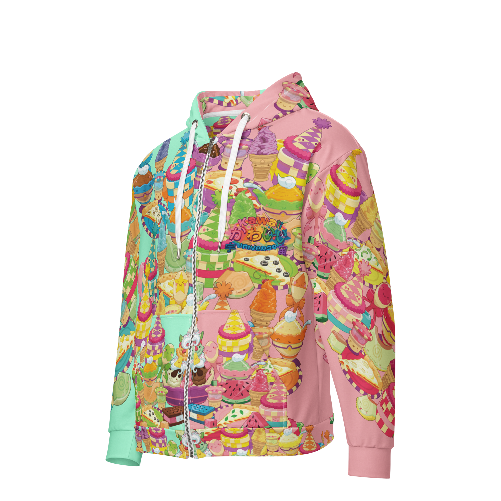 Kawaii Universe - Cute Ultimate Pizza Party Unisex Classic or Zip up Hoodie