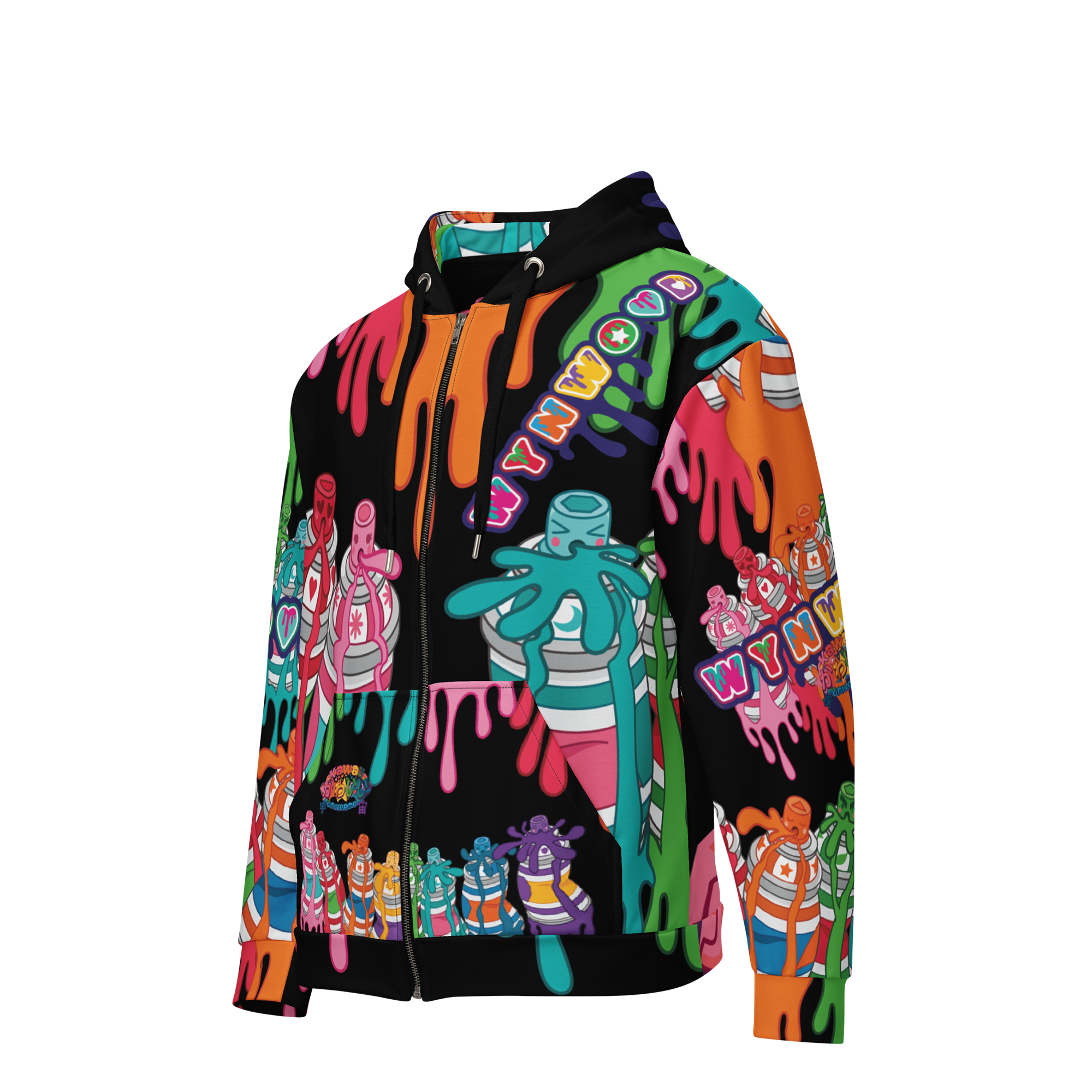 Kawaii Universe - Cute Wynwood Spray Paint Unisex Classic or Zip up Hoodie