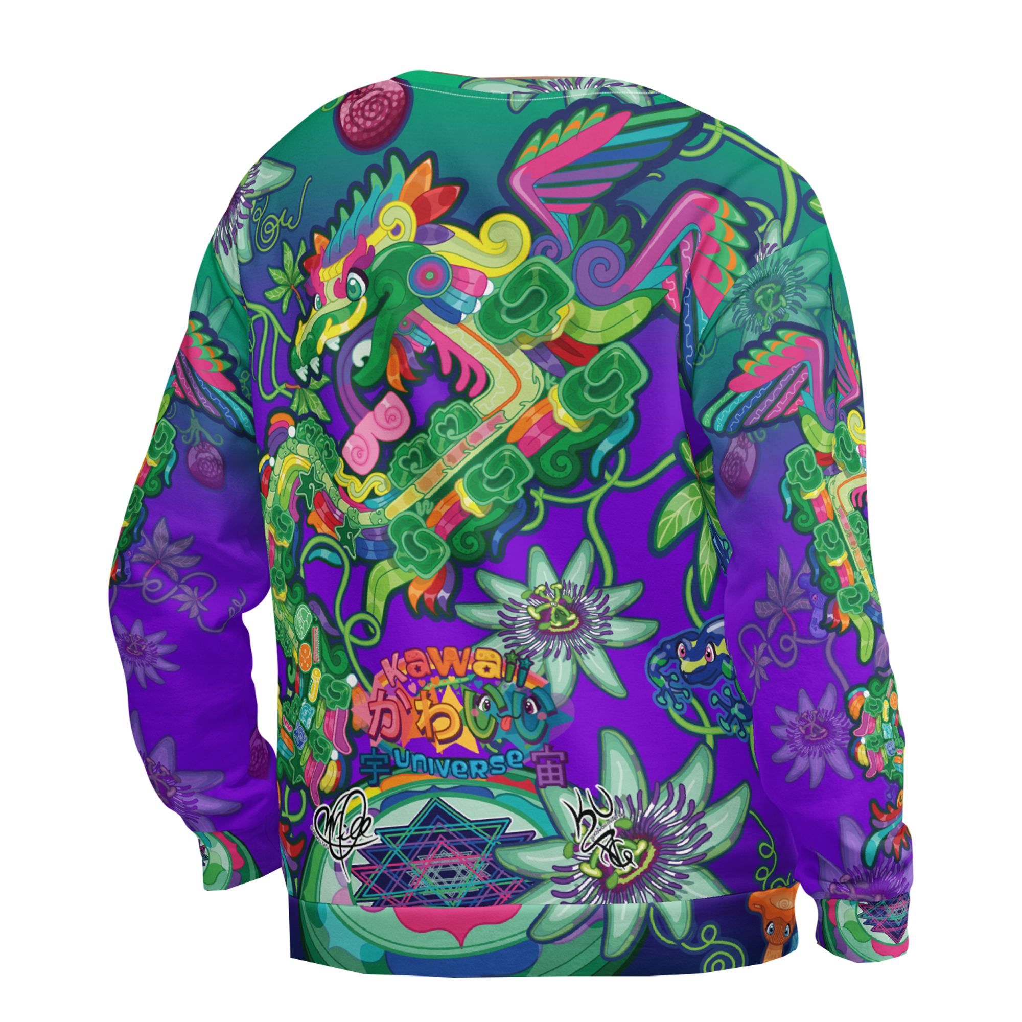 Kawaii Universe Cute Year of The Dragon Quetzal Collab DrWillTatu Designer Sweat Set