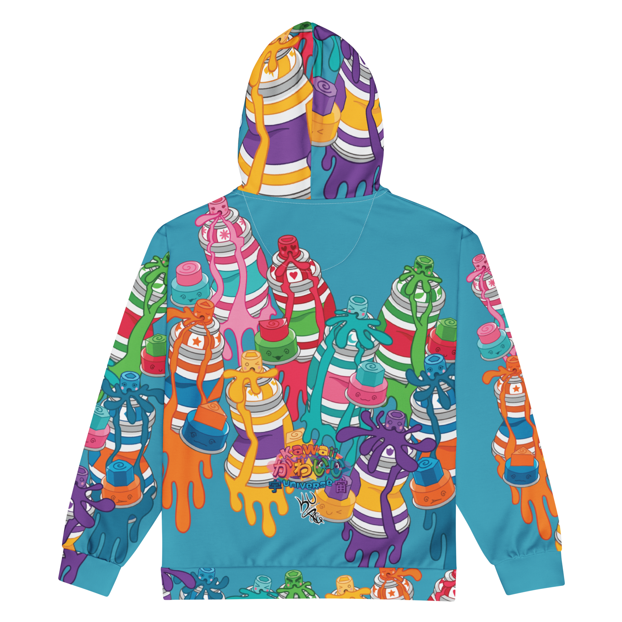 Kawaii Universe - Cute Urban Spray Cans Unisex Classic or Zip up Hoodie