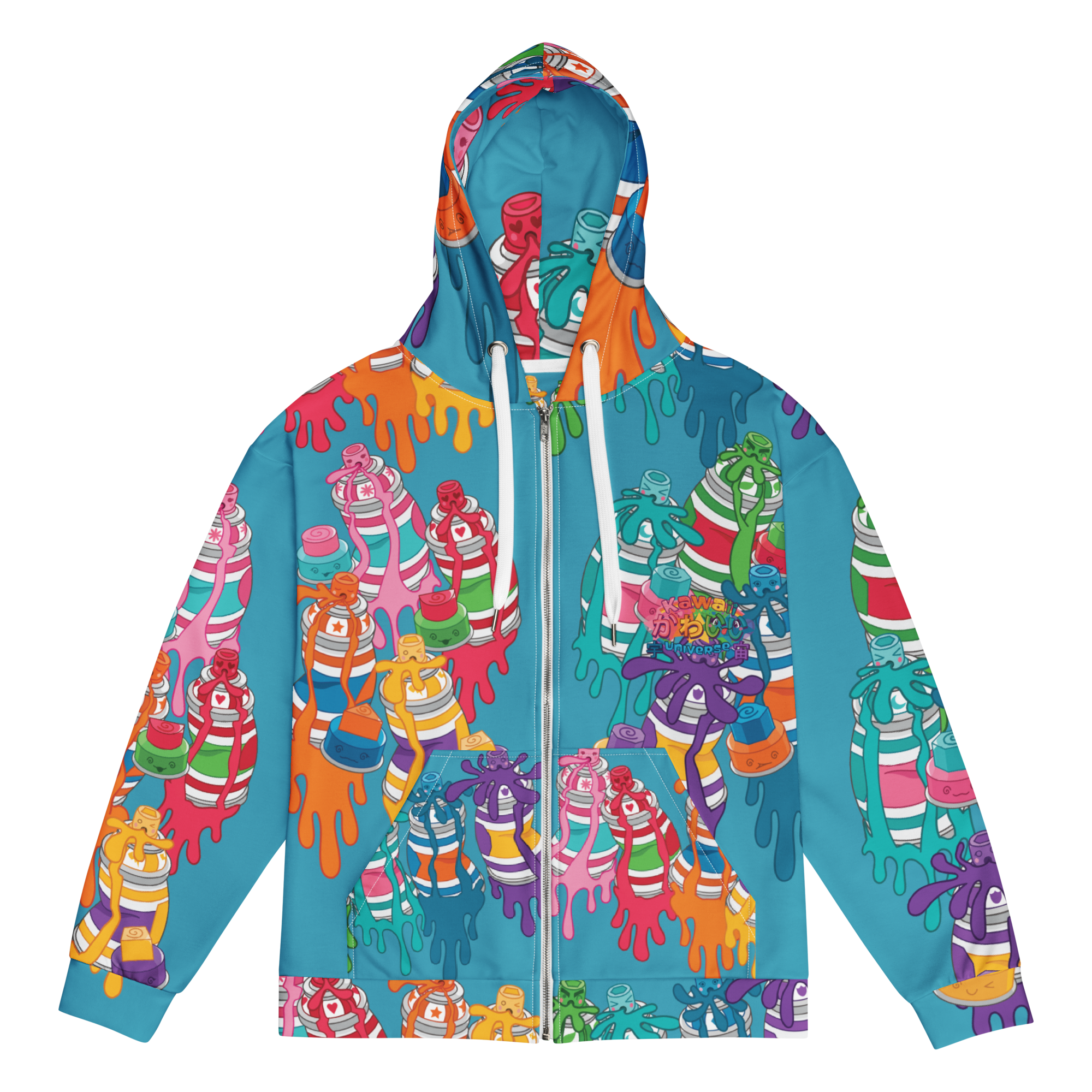 Kawaii Universe - Cute Urban Spray Cans Unisex Classic or Zip up Hoodie