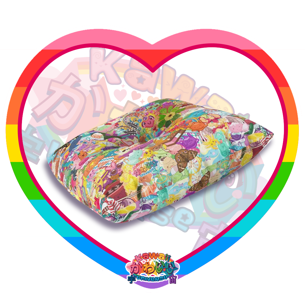 Kawaii Universe - Cute Neoverse Collection Designer Floor Pillow