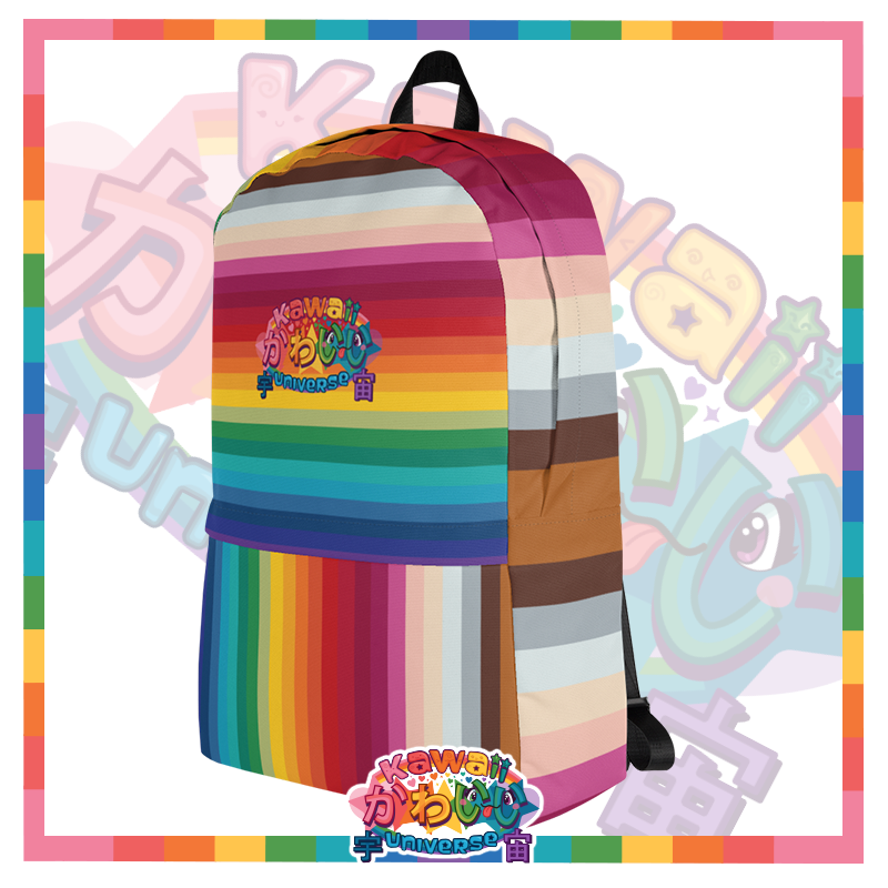 Kawaii Universe - Cute Alphabetic Spectrum Designer Backpack