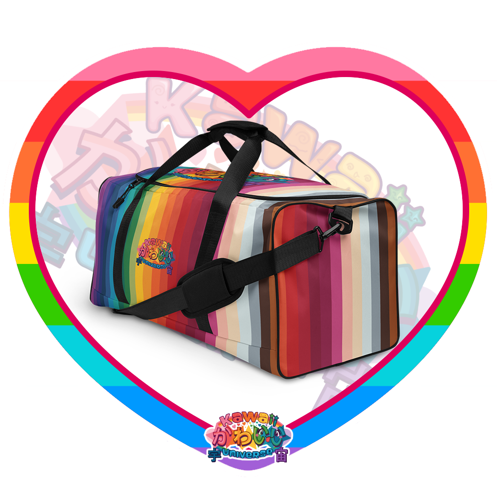 Kawaii Universe - Cute Alphabetic Spectrum Designer Duffel Bag