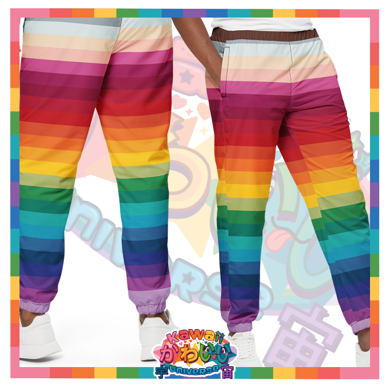 Kawaii Universe - Cute Alphabetic Spectrum Designer Unisex Sports Pants