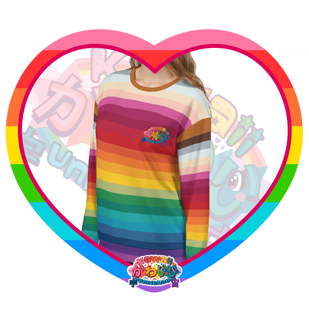 Kawaii Universe - Cute Alpha Spectrum Unisex Longsleeve