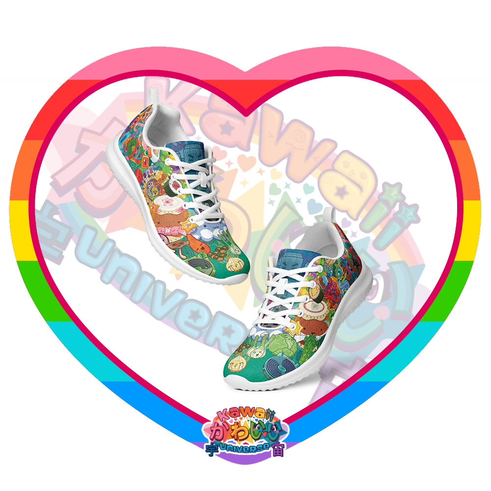 Kawaii Universe - Cute Cheery KUtemas Designer Sneakers