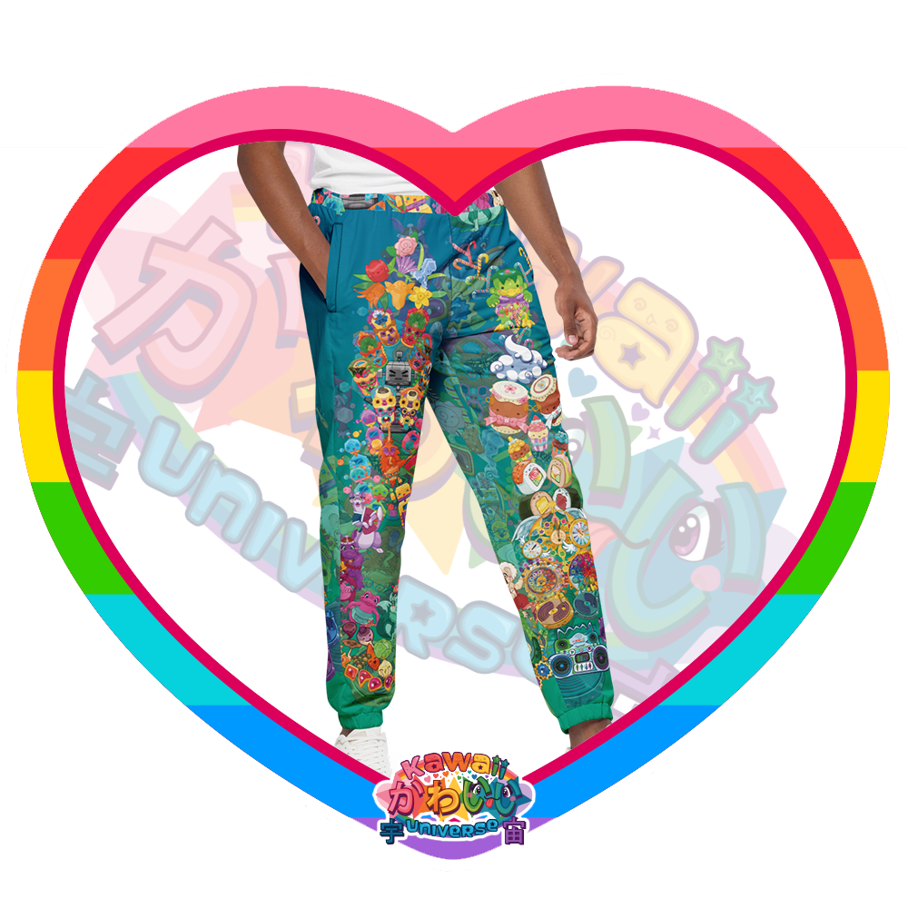 Kawaii Universe - Cute Cheery KUtemas Designer Unisex Sports Pants