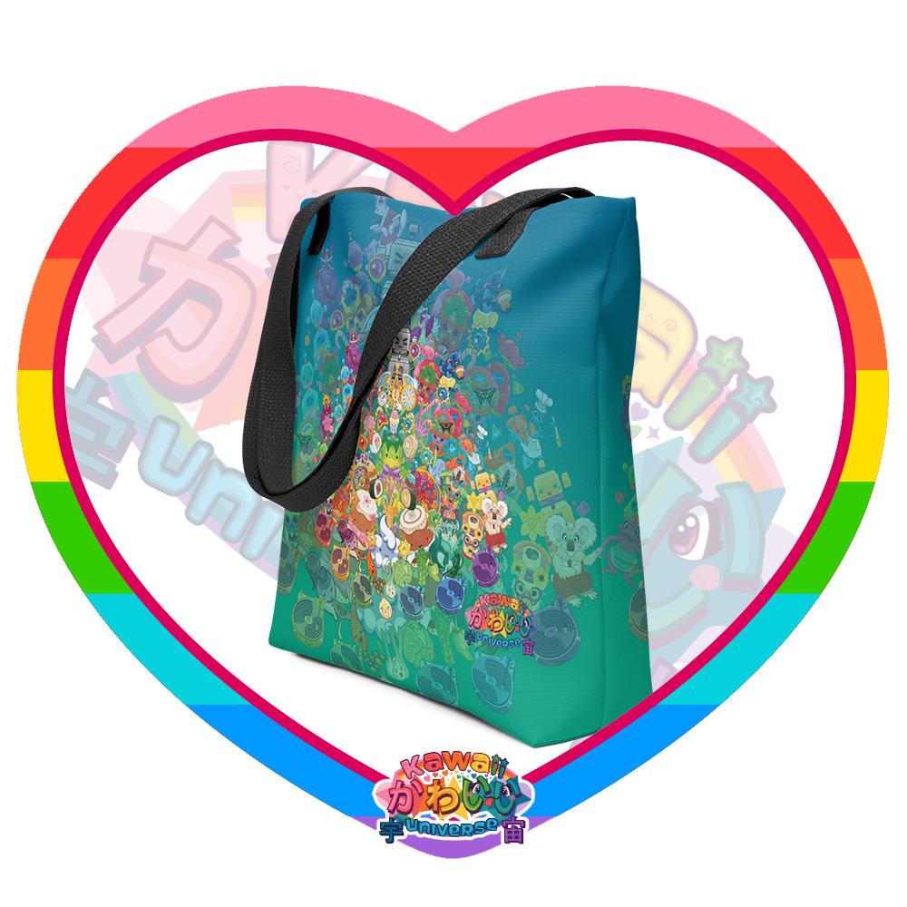 Kawaii Universe - Cute Cheery KUtemas Designer Tote Bag