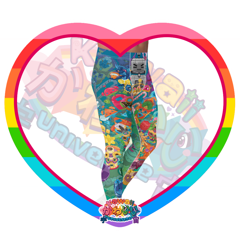 Kawaii Universe - Cute Cheery KUtemas Mens Leggings