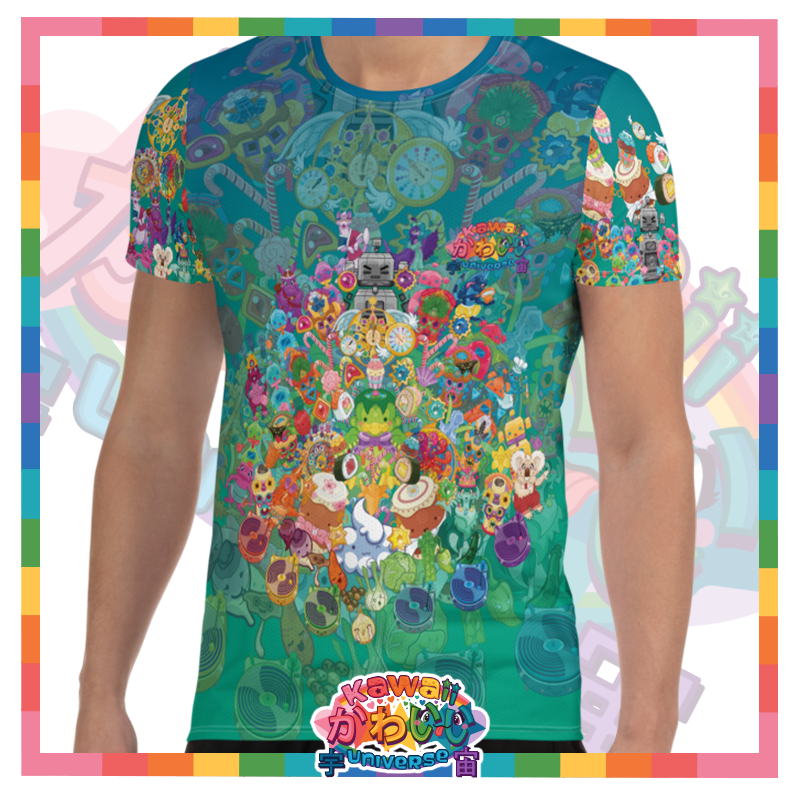 Kawaii Universe - Cute Cheery KUtemas Mens Workout Tee